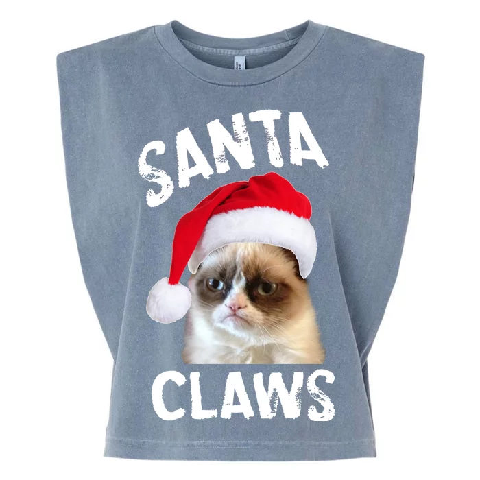 Santa Claws Garment-Dyed Women's Muscle Tee