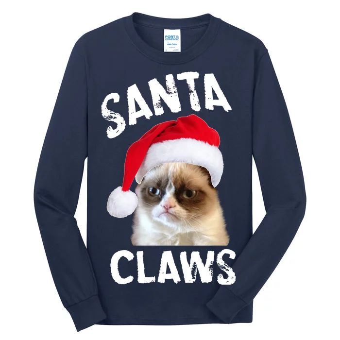 Santa Claws Tall Long Sleeve T-Shirt