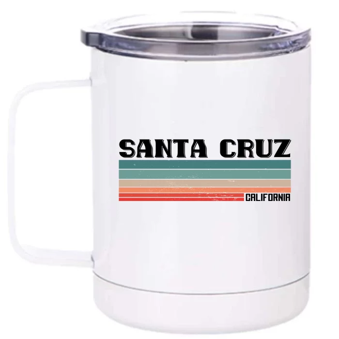 Santa Cruz California Front & Back 12oz Stainless Steel Tumbler Cup