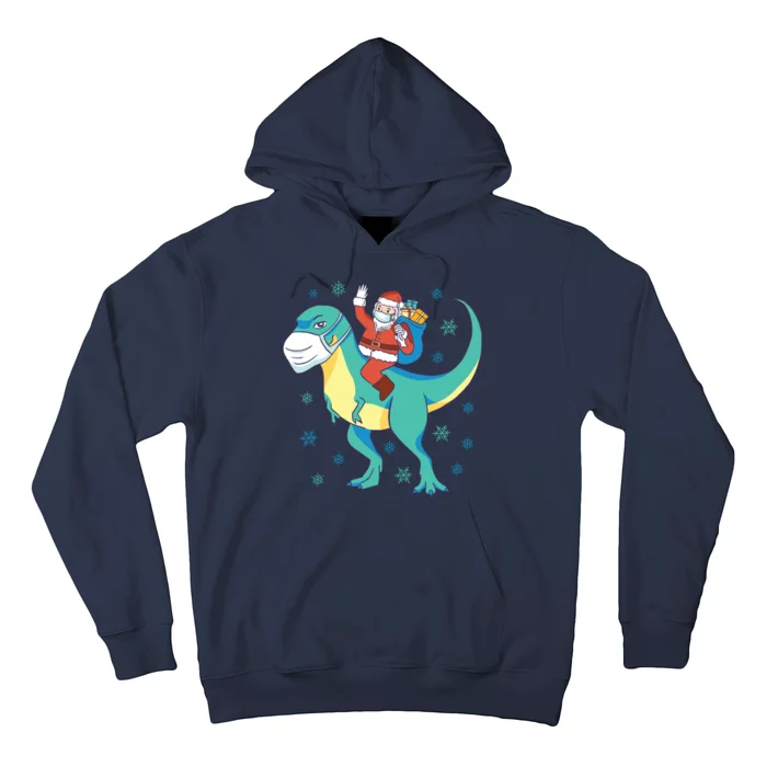 Santa Dinosaur Pandemic Hoodie