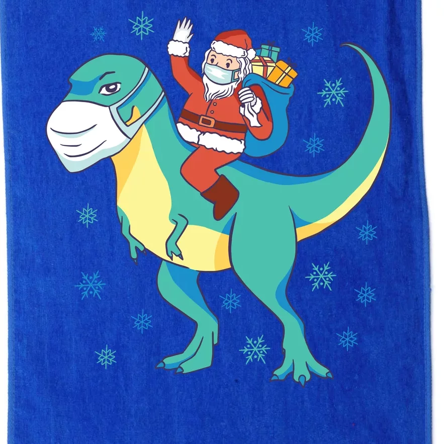 Santa Dinosaur Pandemic Platinum Collection Golf Towel