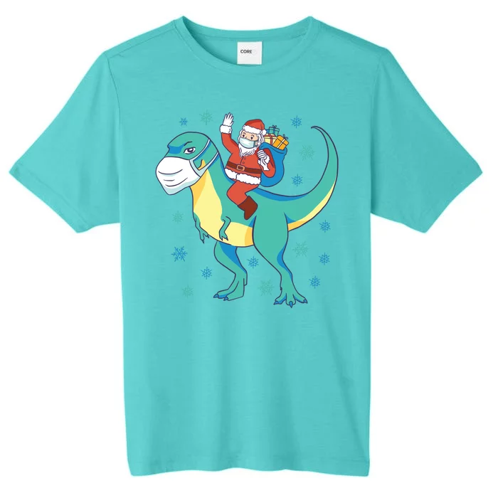 Santa Dinosaur Pandemic ChromaSoft Performance T-Shirt