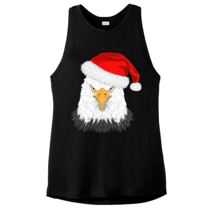 Santa Eagle Ladies Tri-Blend Wicking Tank