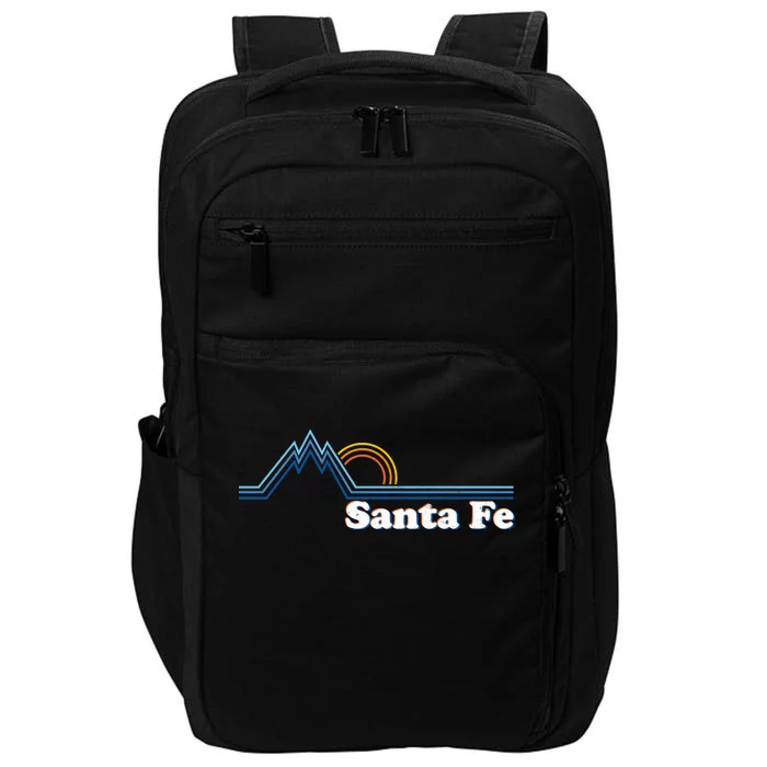 Santa Fe New Mexico Retro Logo Impact Tech Backpack