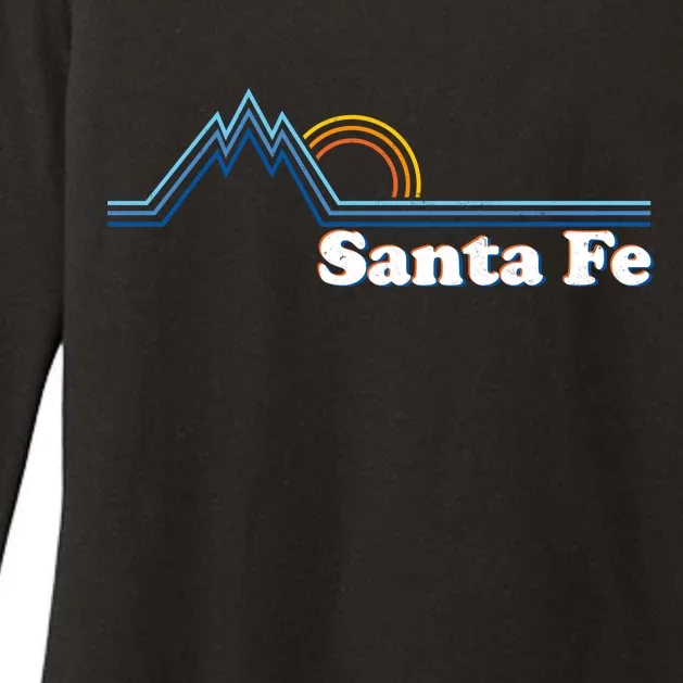 Santa Fe New Mexico Retro Logo Womens CVC Long Sleeve Shirt