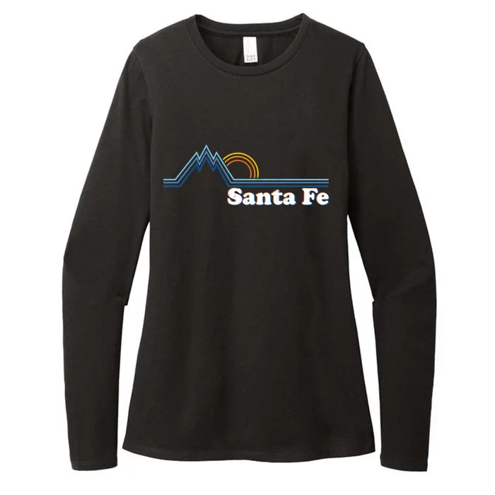 Santa Fe New Mexico Retro Logo Womens CVC Long Sleeve Shirt