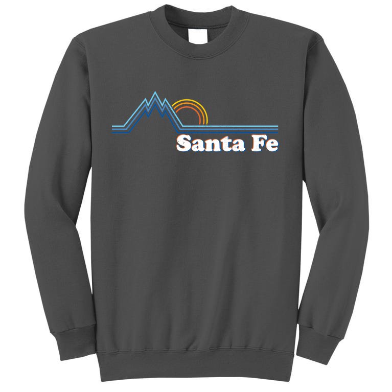 Santa Fe New Mexico Retro Logo Tall Sweatshirt