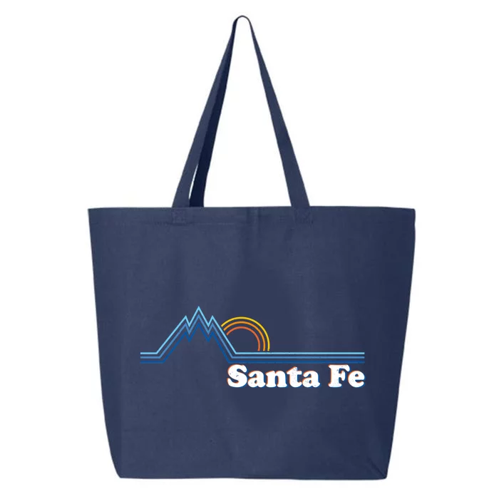 Santa Fe New Mexico Retro Logo 25L Jumbo Tote