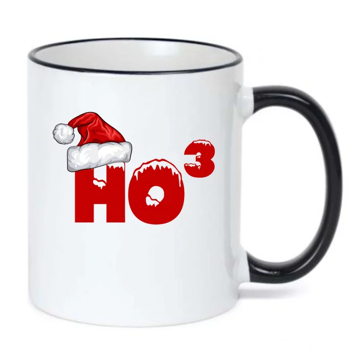 Santa HO HO3 Christmas Funny Black Color Changing Mug