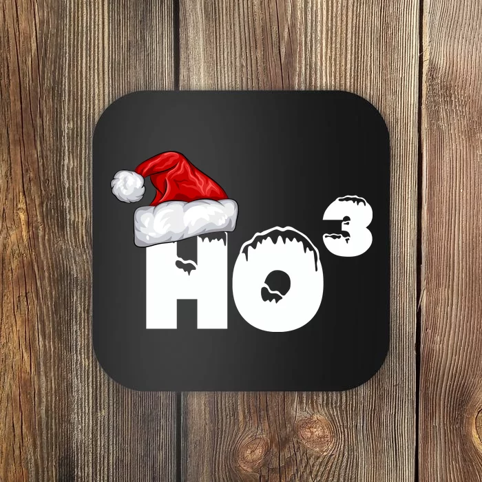 Santa HO HO3 Christmas Funny Coaster