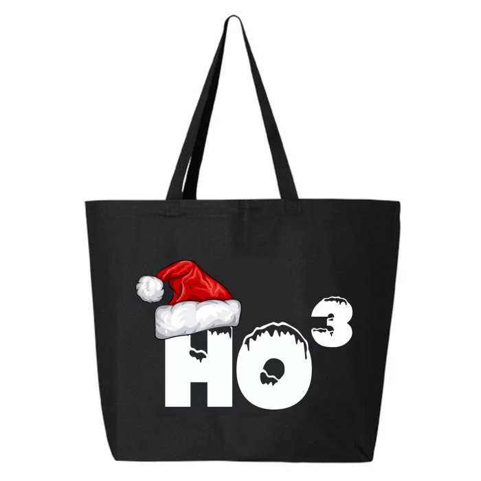 Santa HO HO3 Christmas Funny 25L Jumbo Tote