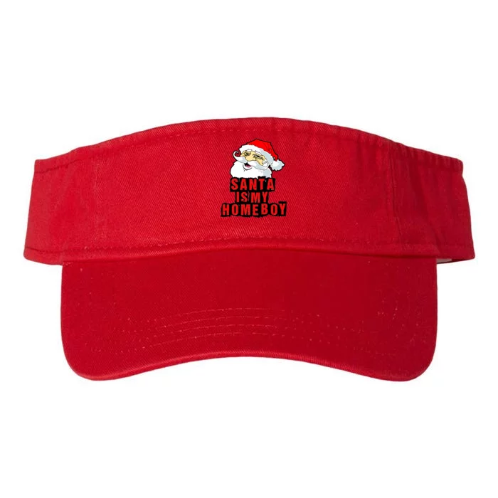 Santa Is My Homeboy Valucap Bio-Washed Visor