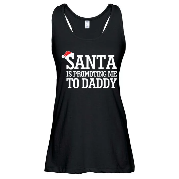 Santa Is Promoting Me To Daddy Ladies Essential Flowy Tank