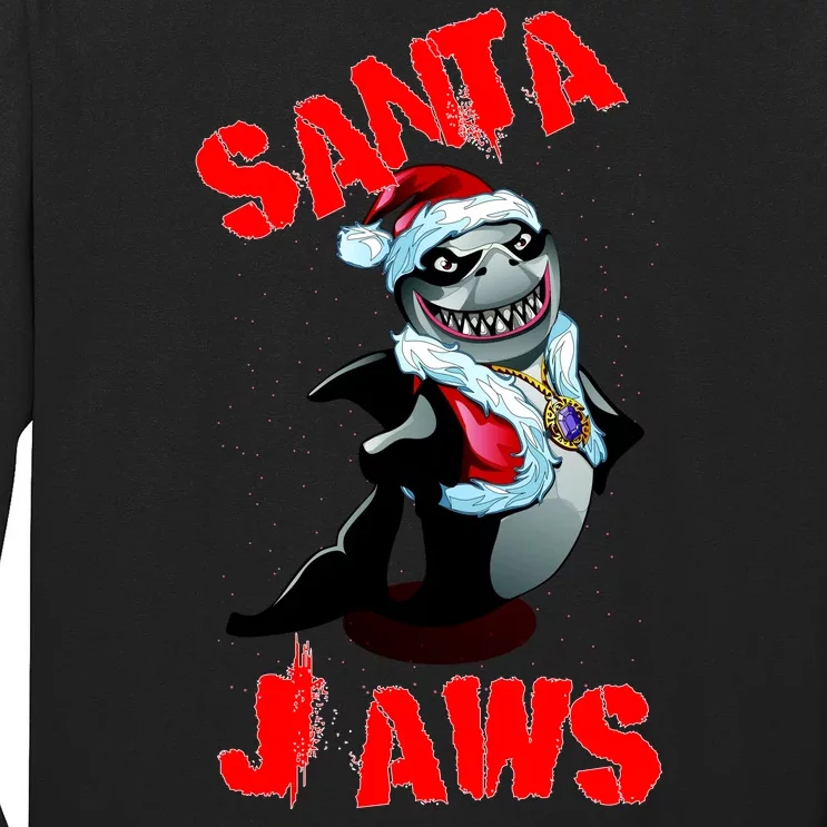 Santa Jaws Christmas Long Sleeve Shirt