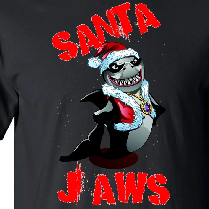 Santa Jaws Christmas Tall T-Shirt