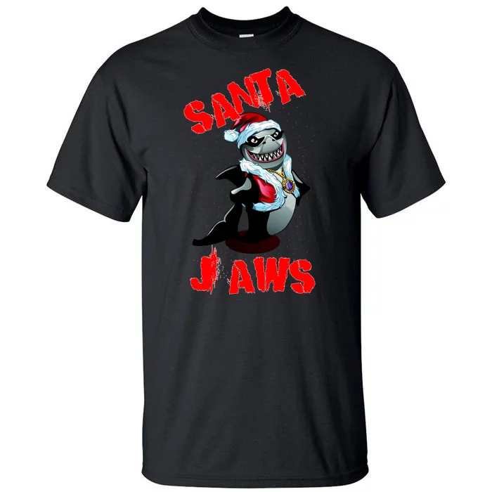 Santa Jaws Christmas Tall T-Shirt