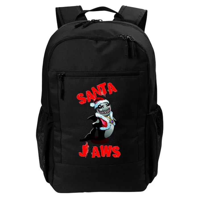 Santa Jaws Christmas Daily Commute Backpack