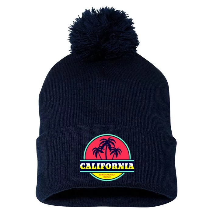 Santa Monica Beach Pom Pom 12in Knit Beanie