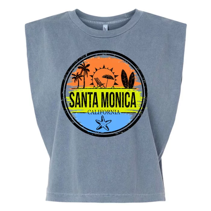 Santa Monica California Garment-Dyed Women's Muscle Tee