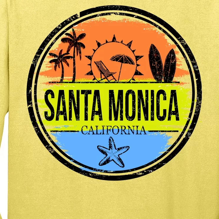 Santa Monica California Long Sleeve Shirt