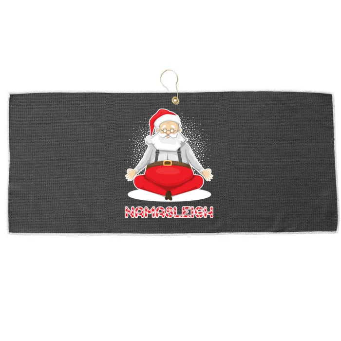 Santa Namasleigh Large Microfiber Waffle Golf Towel