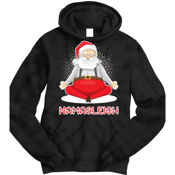 Santa Namasleigh Tie Dye Hoodie