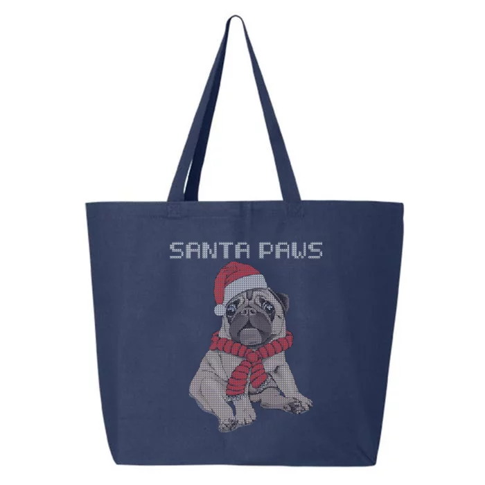 Santa Paws Pug 25L Jumbo Tote