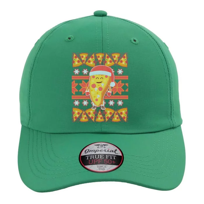 Santa Pizza Lover Ugly Christmas Sweater The Original Performance Cap