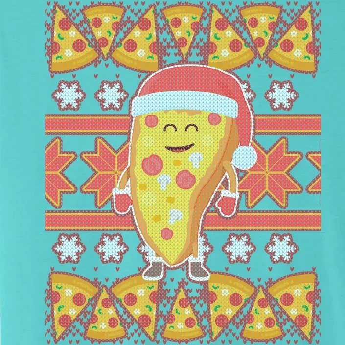 Santa Pizza Lover Ugly Christmas Sweater ChromaSoft Performance T-Shirt