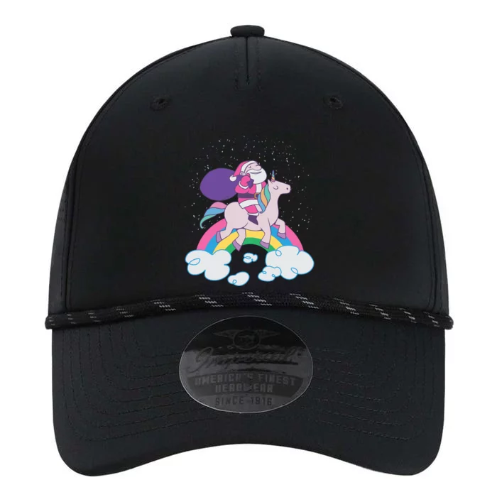 Santa Riding Unicorn Performance The Dyno Cap