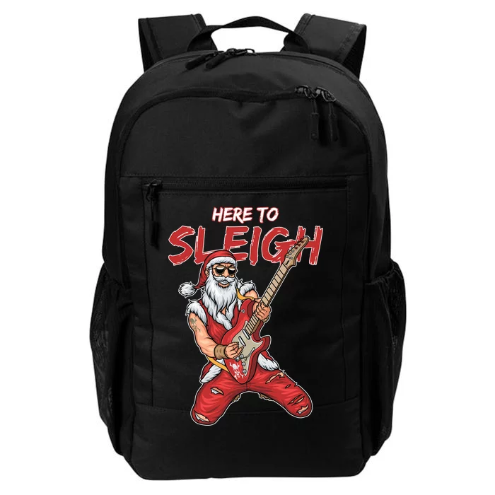 Santa Rocks Here To Sleigh Daily Commute Backpack