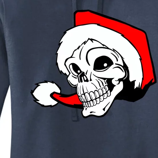 Santa Skull Women's Pullover Hoodie