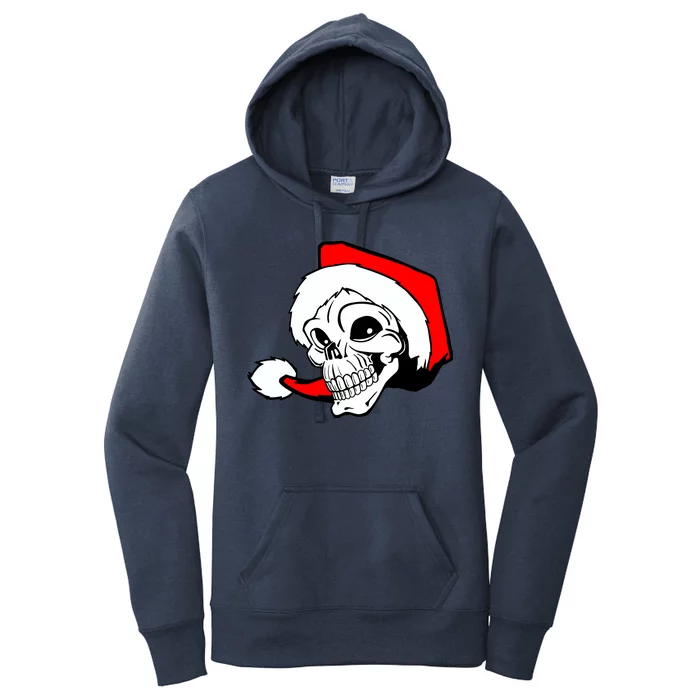 Santa Skull Women's Pullover Hoodie