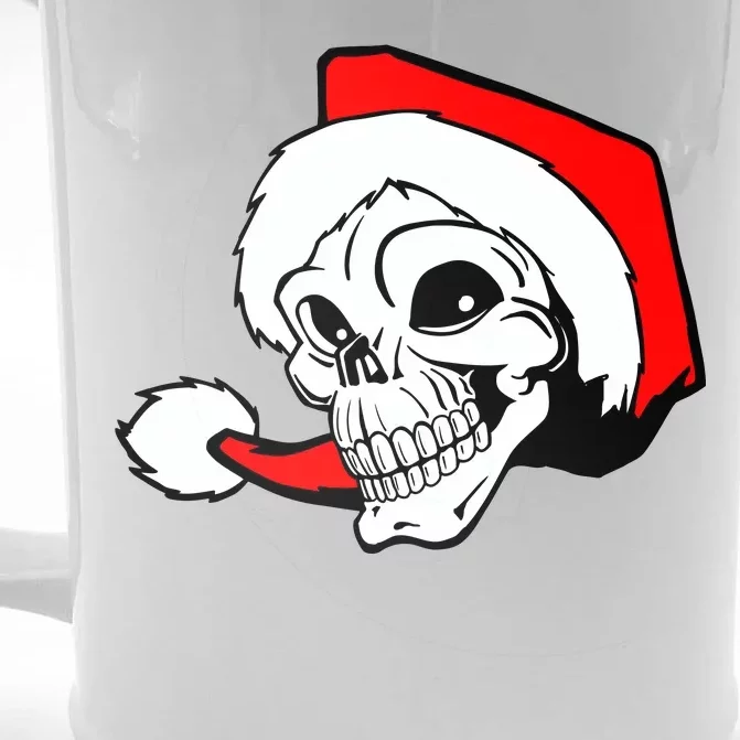 Santa Skull Front & Back Beer Stein