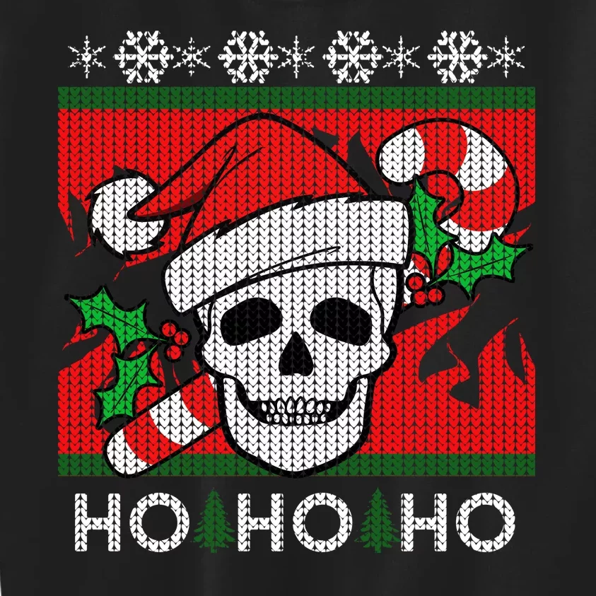 Unique Cleveland Browns Gifts - Ugly Sweater With Santa Skulls
