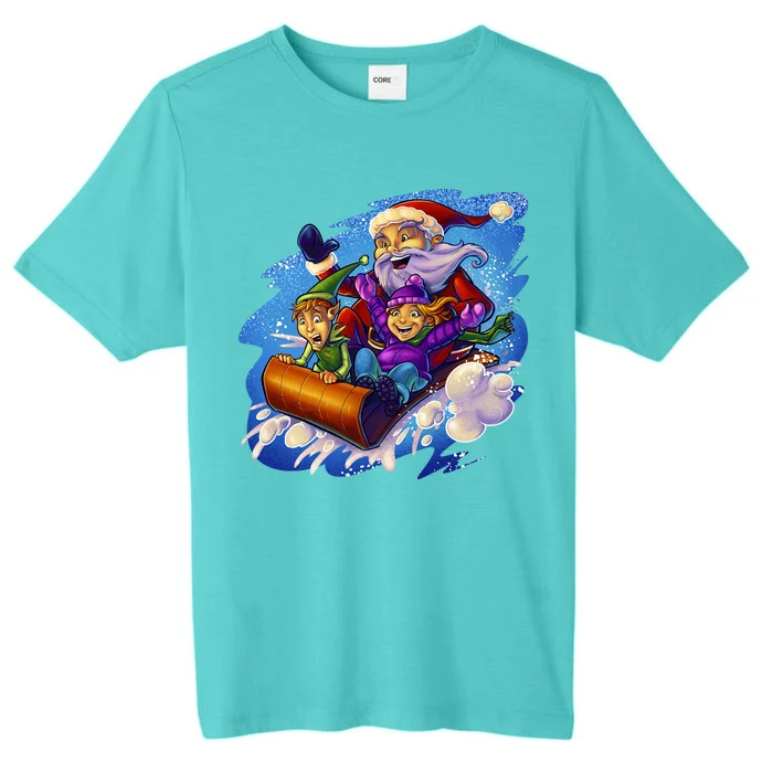 Santa Sleigh ChromaSoft Performance T-Shirt