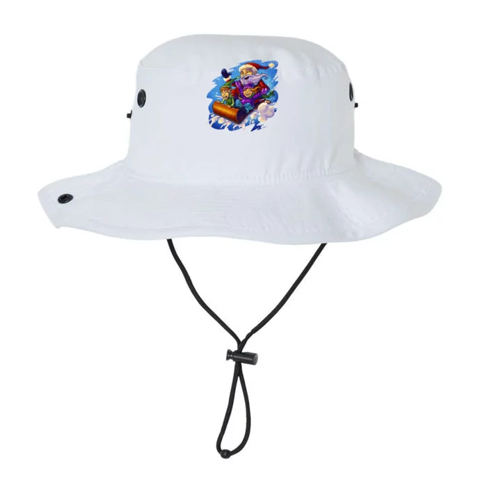 Santa Sleigh Legacy Cool Fit Booney Bucket Hat