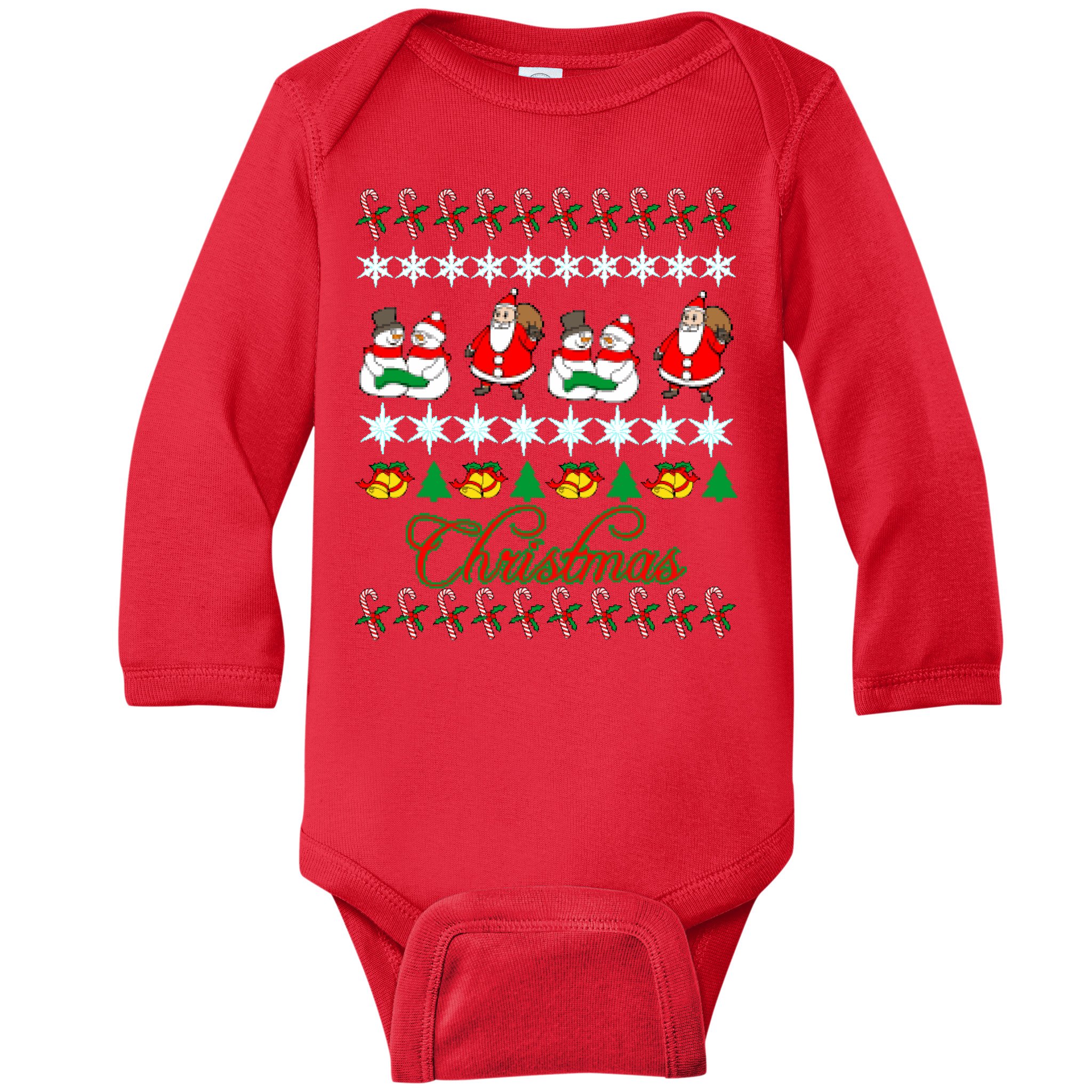 ugly christmas sweater bodysuit