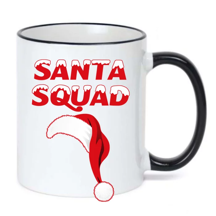 Santa Squad Black Color Changing Mug