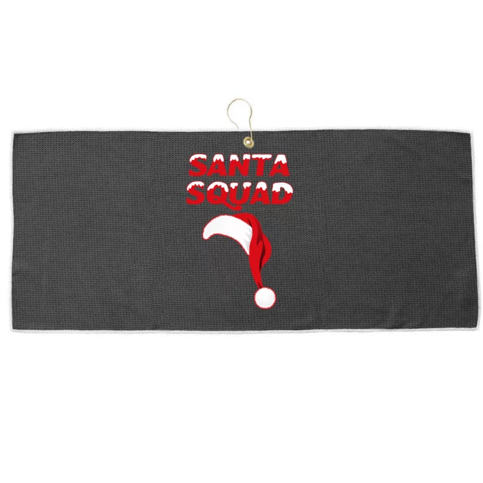 Santa Squad Large Microfiber Waffle Golf Towel