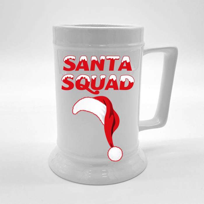 Santa Squad Front & Back Beer Stein