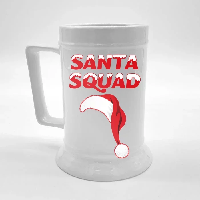 Santa Squad Front & Back Beer Stein