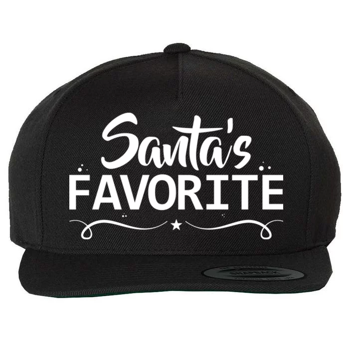 Santa's Favorite Wool Snapback Cap