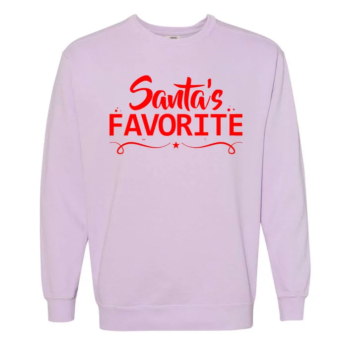 Santa's Favorite Garment-Dyed Sweatshirt