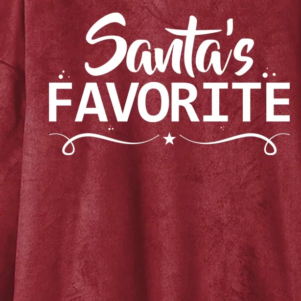 Santa's Favorite Hooded Wearable Blanket