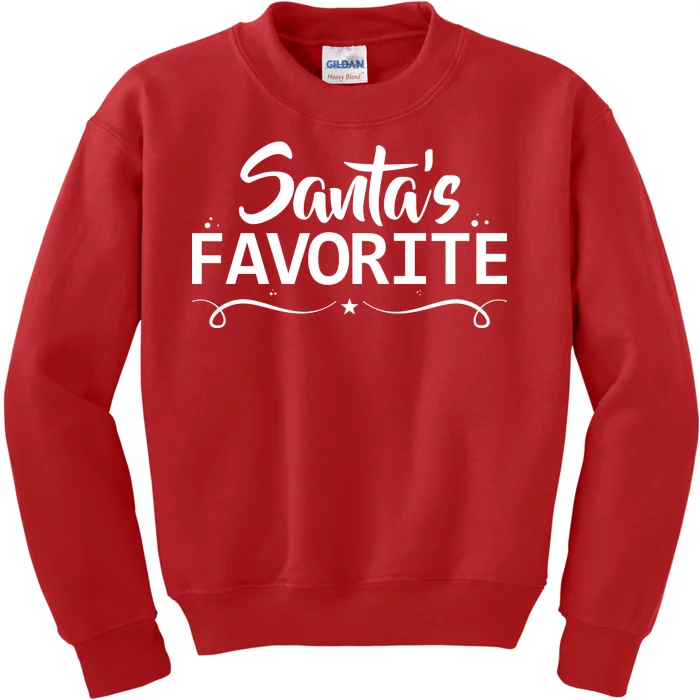 Santa's Favorite Kids Sweatshirt