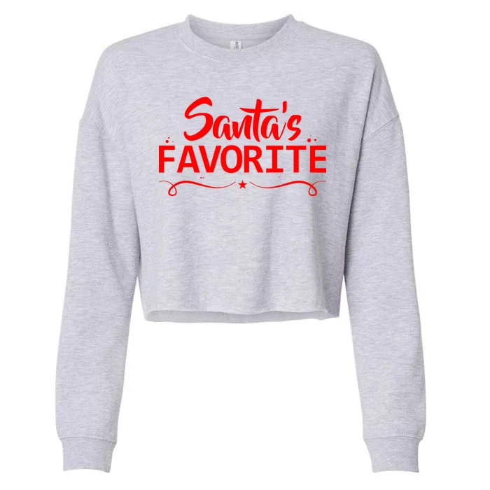 Santa's Favorite Cropped Pullover Crew