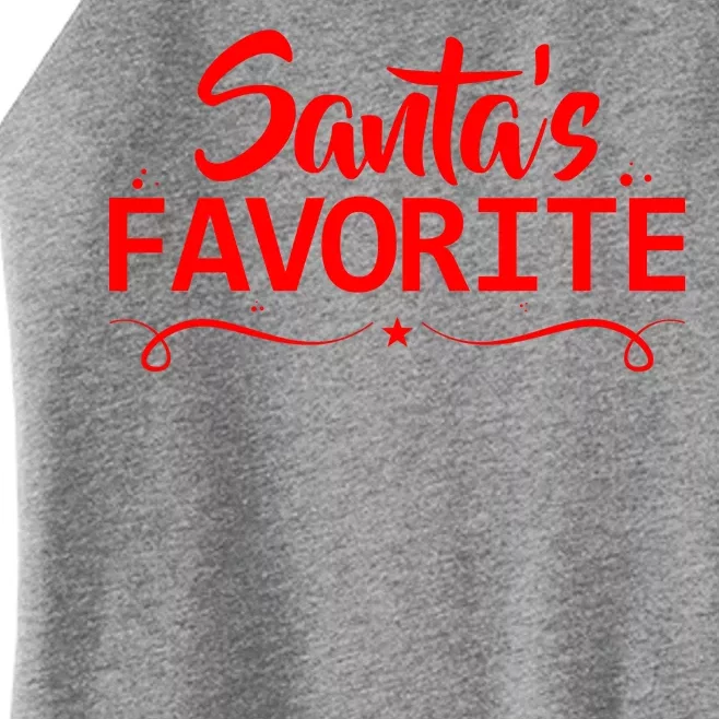 Santa's Favorite Women’s Perfect Tri Rocker Tank