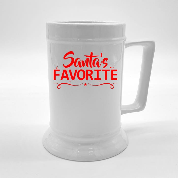 Santa's Favorite Front & Back Beer Stein