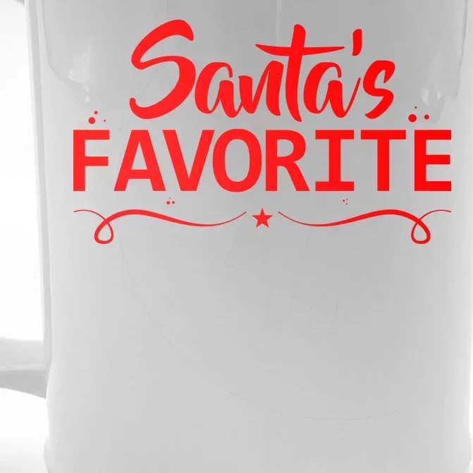 Santa's Favorite Front & Back Beer Stein